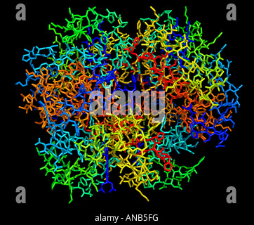 Hemoglobin Molecule Stock Photo