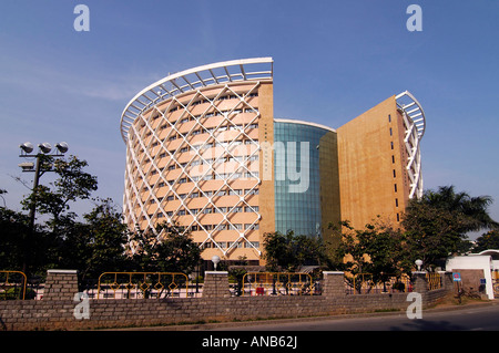 The Cyber Gateway building in Hyderabad's Cyberabad, India. This Stock ...