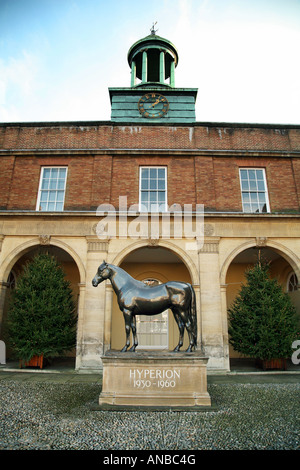 Statue of Hyperion, The Jockey Club, Newmarket Suffolk, England Stock Photo