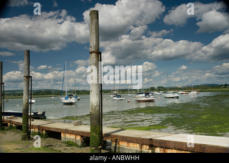 Slipway at Dell Quay in Chichester Harbour Stock Photo