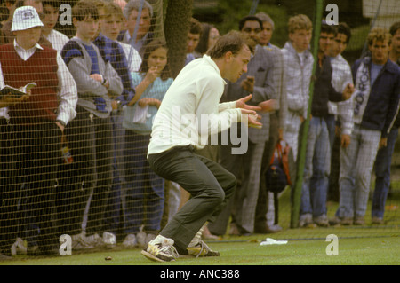Lords Cricket ground St Johns Wood London England net practice young teenage fans mainly boys watching new practice. 1980S HOMER SYKES