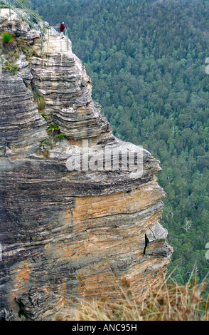 High viewpoint, Perrys Lookdown, Pulpit Rock, Blue Mountains National Park, New South Wales, Australia Stock Photo