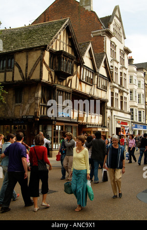 Shopping on Cornmarket Street City of Oxford England UK Stock Photo