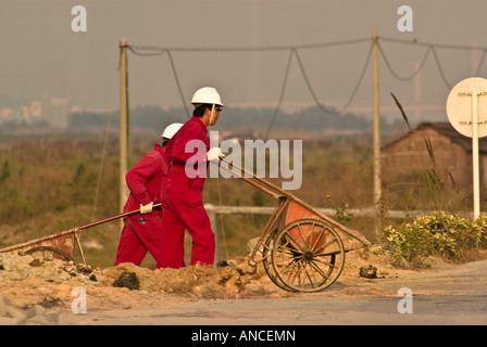 Worker in field 1 Stock Photo