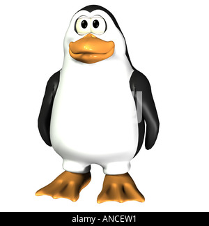 Linux penguin tux Stock Photo