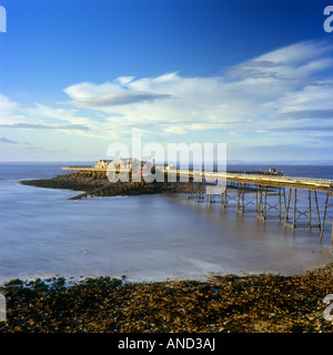 Birnbeck Pier at Anchor Head, Weston-super-Mare 'North Somerset' Stock Photo