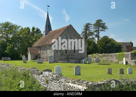 The entrance to Greatham Parish Church, West Sussex Stock Photo - Alamy