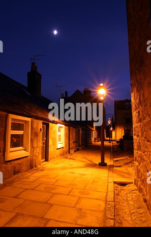 The former fishing village of Footdee, known locally as 'Fittie' which now forms part of the city of Aberdeen, Scotland, UK. Stock Photo