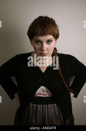 Adele Adkins Singer Songwriter photo booth portrait Stock Photo