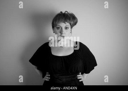 Adele Adkins Singer Songwriter photo booth portrait Stock Photo