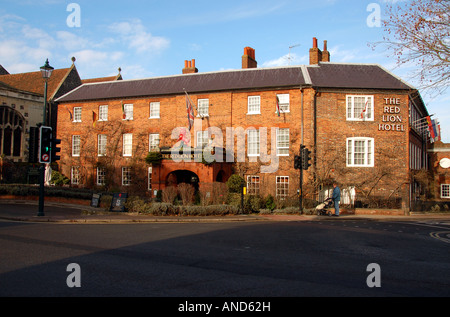 The Red Lion Hotel at Henley-on-Thames, UK Stock Photo