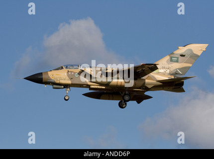 Royal Saudi Air Force Panavia Tornado IDS strike aircraft. Military aviation. Stock Photo