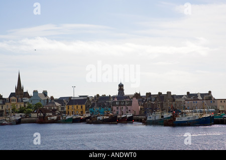 Stornoway harbour Outer Hebrides United Kingdom Stock Photo