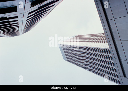 Skyscrapers in Singapore Stock Photo