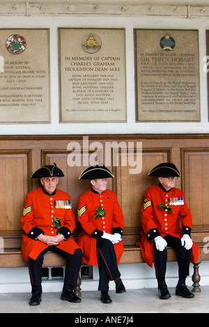 Chelsea Pensioners at Founder s Day Parade London United Kingdom Stock Photo