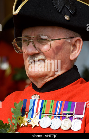Chelsea Pensioner on Founder s Day Parade London United Kingdom Stock Photo