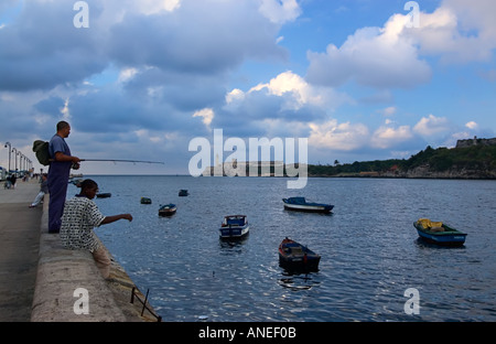 Havana Harbour - Canal de Entrada, Habana Vieja, Havana, La Habana, Cuba, Greater Antilles, Caribbean Stock Photo