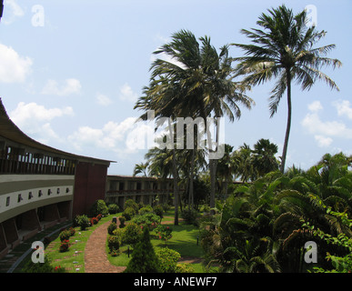 Trees Inside Tropical Hotel Tambau Joao Pessoa BR Stock Photo