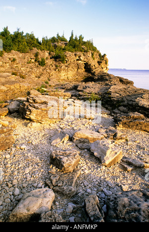 Indian Head Cove, Bruce Peninsula National Park, Ontario, Canada. Stock Photo