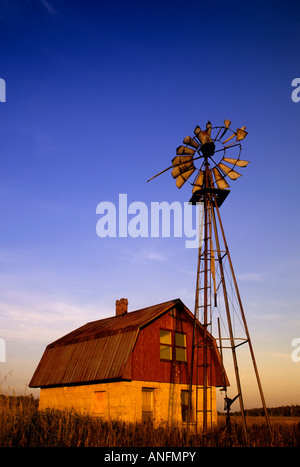 A rural homestead located within Bruce Peninsula National Park, Ontario, Canada. Stock Photo