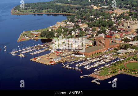 Aerial of Charlottetown, Prince Edward Island, Canada Stock Photo - Alamy