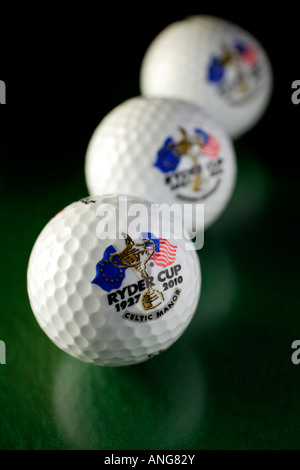 Official Ryder Cup Golf Balls Stock Photo