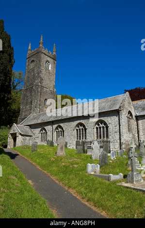 UK, England, Cornwall, Altarnun, St Nonna’s Parish Church Stock Photo ...