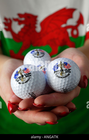 Official Ryder Cup Golf Ball Stock Photo