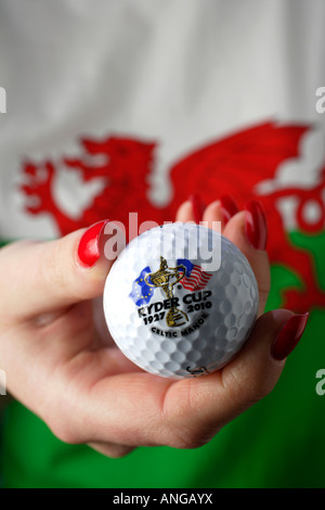 Official Ryder Cup Golf Ball Stock Photo