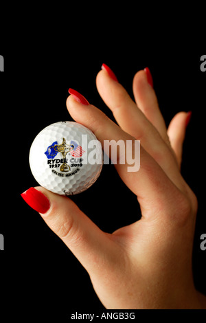 Official Ryder Cup Golf Ball Stock Photo