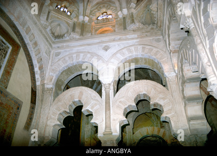 Cordoba Spain Mosque-Cathedral of Cordoba  Maqsurah Stock Photo