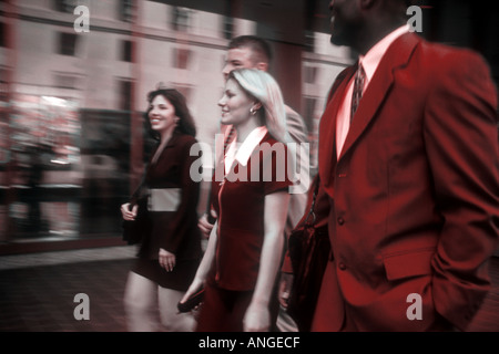 Business People in a Hurry Stock Photo