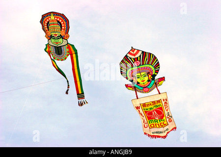 Mangalore Kite Team Bristol International Kite Festival September 2005 Stock Photo