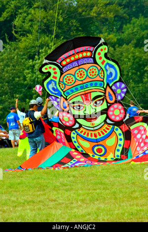 Mangalore Kite Team Bristol International Kite Festival September 2005 Stock Photo