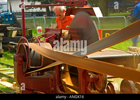 Belt Driven Saw Gloucester Steam Extravanganza August 2005 Stock Photo