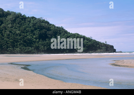 Myall Beach View, Cape Tribulation, Queensland, Australia. Stock Photo