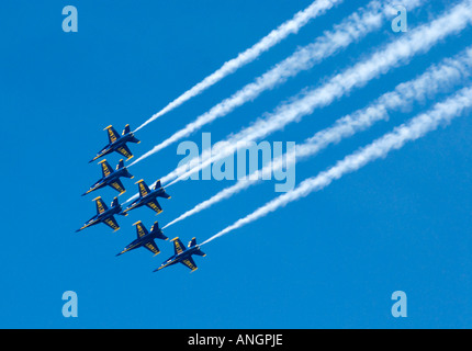 US Navy Blue Angels Stock Photo