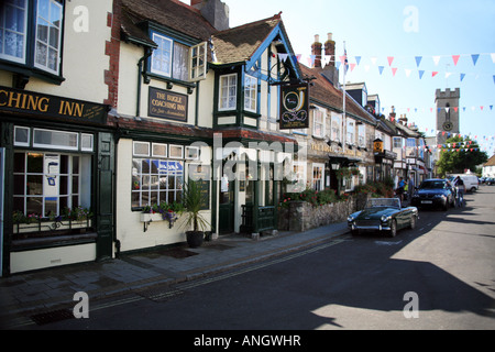 The Bugle Coaching Inn Yarmouth Isle of Wight UK Stock Photo