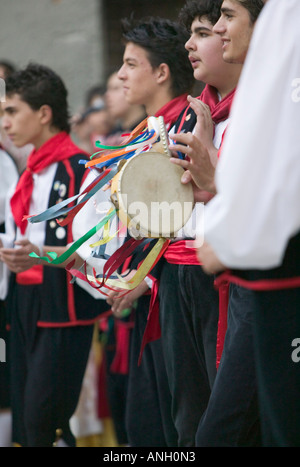 Calabrian Folk Dancing Festival, Tropea, Calabria, Italy Stock Photo