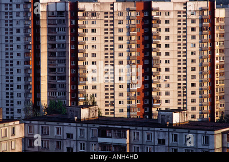 1980s apartment buildings, Moscow, Russia Stock Photo