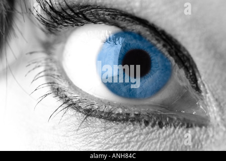 Close up of a woman's eye Stock Photo