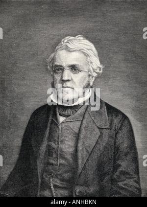 Engraved Portrait Of William Makepeace Thackeray (1811-1863) An English ...