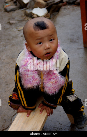Hani minority traditional festival. Yunnan. Yuanyang. China. Stock Photo