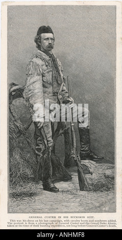 Custer 1839 1876 Stock Photo
