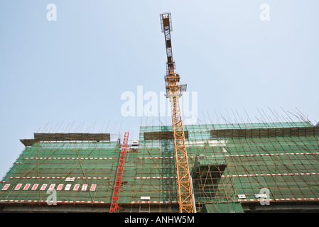 Building undergoing renovation Stock Photo