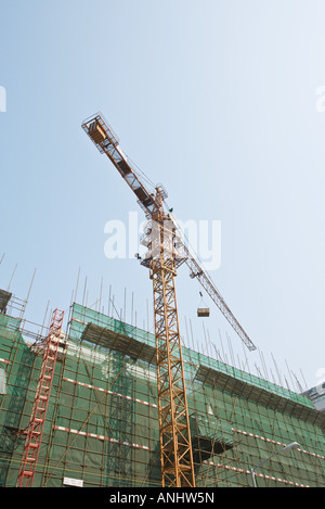 Building undergoing renovation Stock Photo