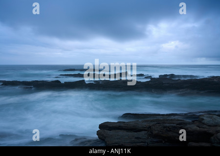 Sea and Rocks at Storms River Mouth Tsitsikamma National Park South Africa Stock Photo