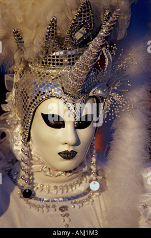 White Unicorn Carnival Mask, Venice (Italy Stock Photo - Alamy