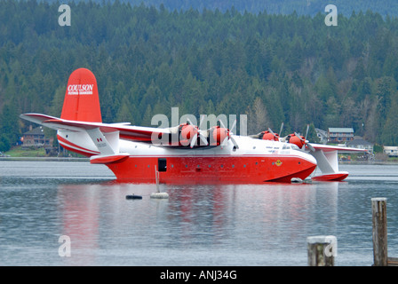 The Martin Mars Coulson Flying Boat Water Bomber British Columbia BC Canada Stock Photo