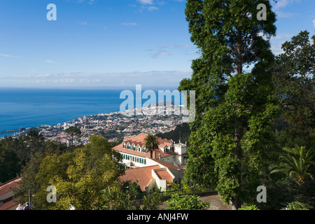 View over Funchal from Monte Church, Funchal, Madeira, Portugal Stock Photo